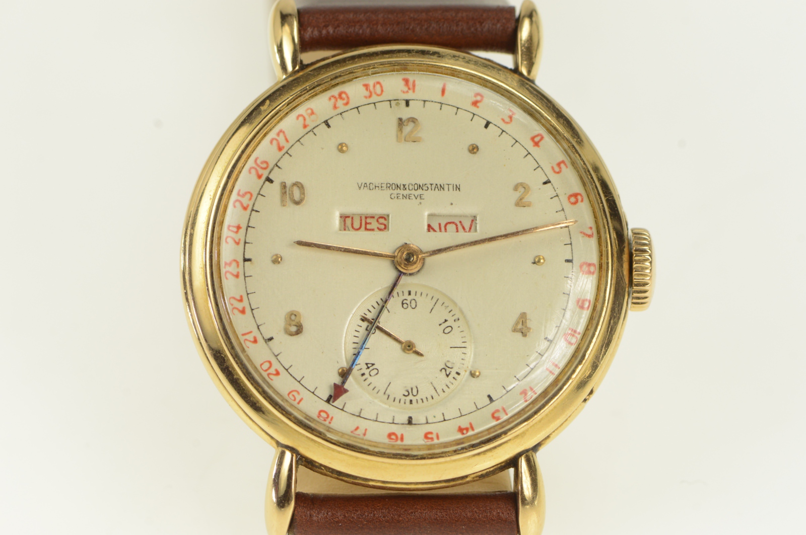 Vacheron & Constantin Triple Calendar 1940's Rare Watch - Men's