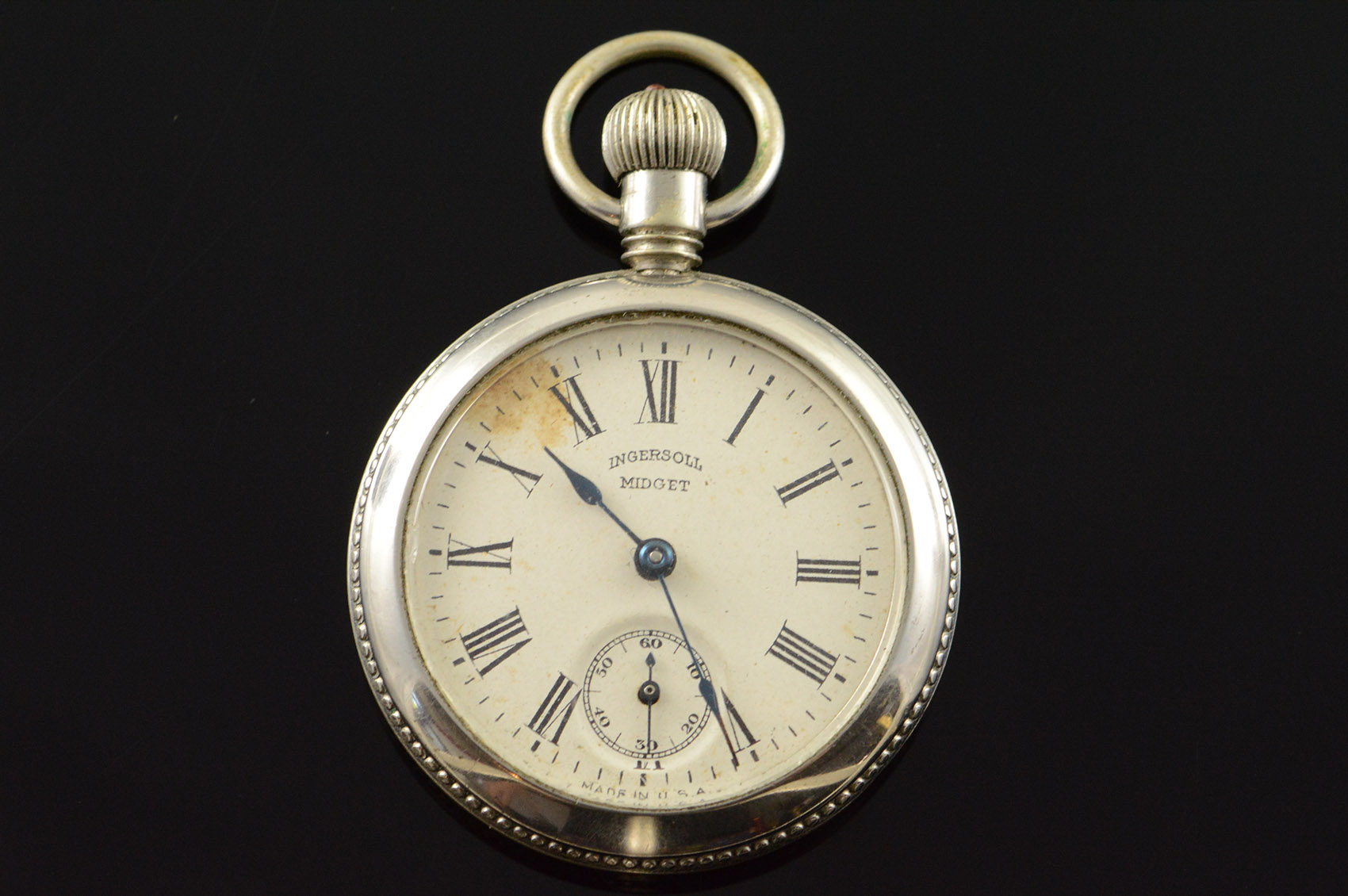 Vintage Ingersoll Midge "Dollar Watch" 40mm Case Pocket Watch