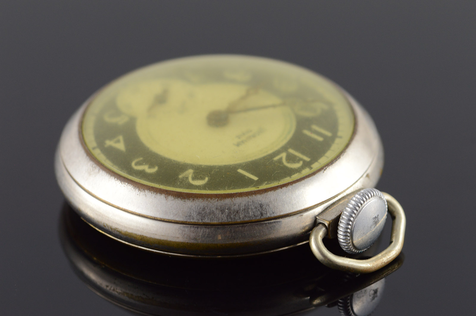 Vintage Ingraham Dixie 50mm Case "Dollar" Watch Pocket Watch Property