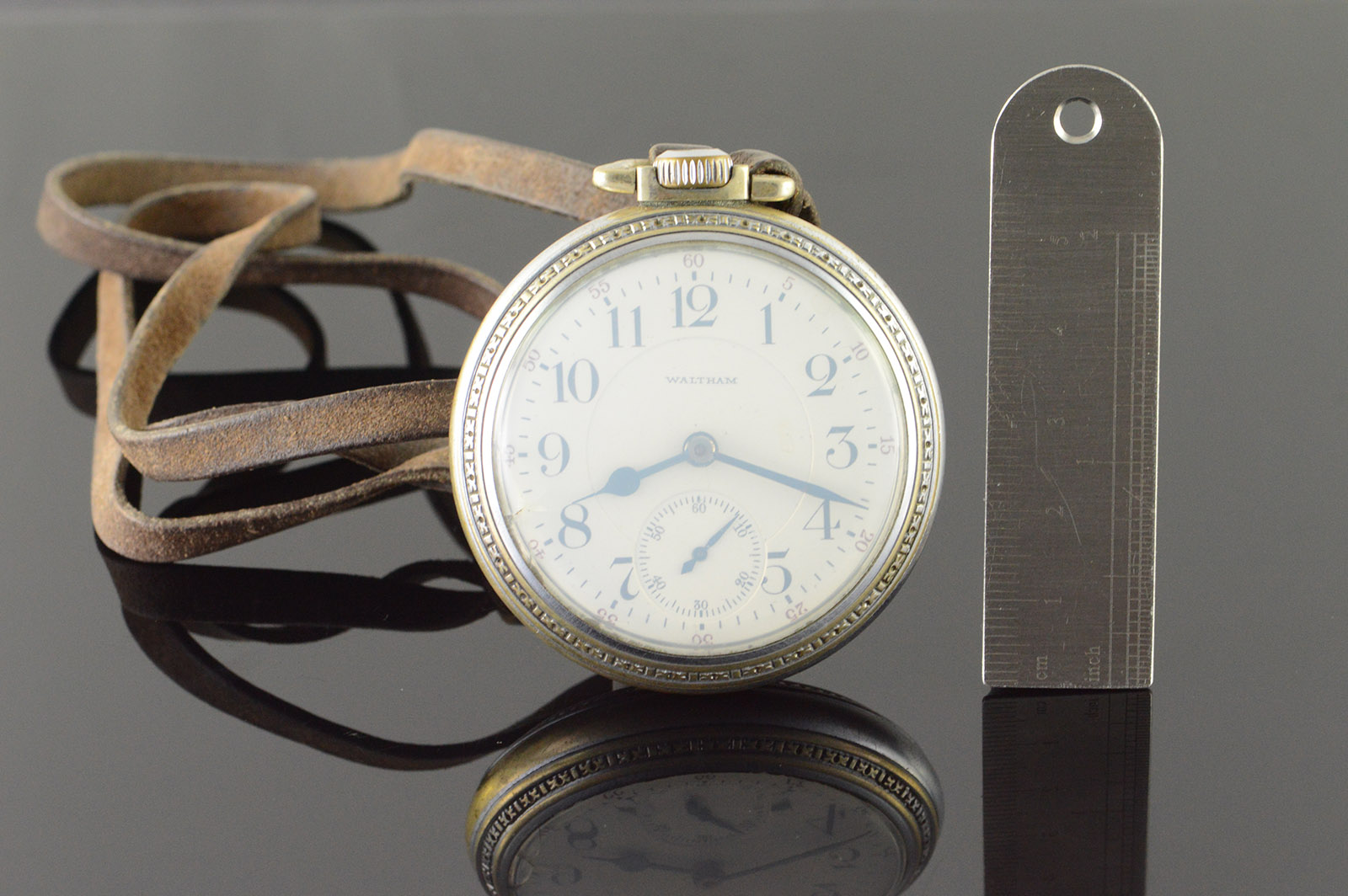 Waltham 1907 55mm Case 21 Jewel 18s Grade 845 Pocket Watch Property Room