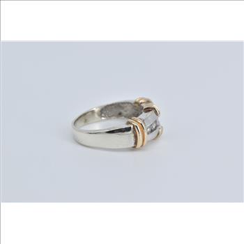 10K 0.35 Ctw Natural Diamond Wedding Band White Gold Ring, Size 8.5