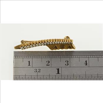 10K 1940's Alpha Epsilon Delta Pearl Honor Society Yellow Gold Pin/Brooch