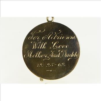 10K 1962 International Order of the Rainbow Chain Yellow Gold Charm/Pendant