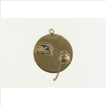10K 1962 International Order of the Rainbow Chain Yellow Gold Charm/Pendant