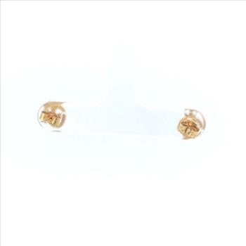 10K Batik Ohm Sound of the Universe Stud Yellow Gold Earrings