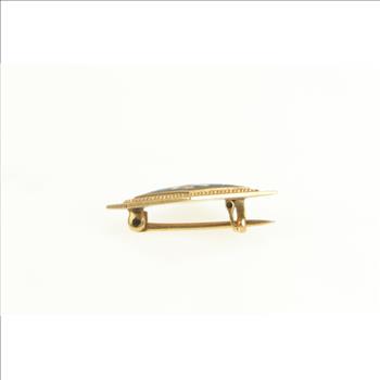 10K Delta Kappa Epsilon Enamel Greek Lapel Yellow Gold Pin/Brooch