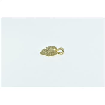 10K Diamond Cut Heart Love Symbol Romantic Yellow Gold Charm/Pendant