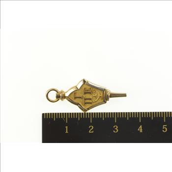 10K Gamma Pi Epsilon Ornate Greek Letter Lapel Yellow Gold Pin/Brooch