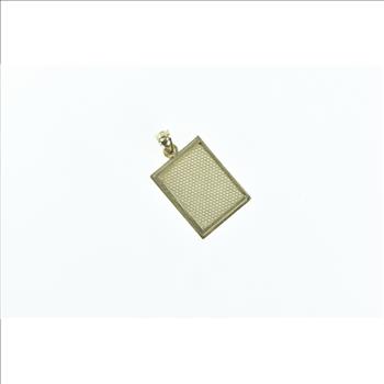 10K Holy Bible Christian Book of Faith Yellow Gold Charm/Pendant