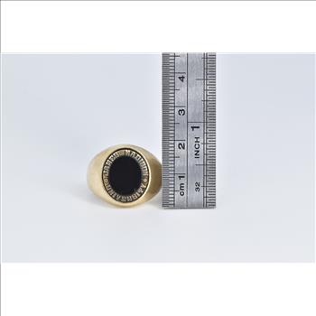 10K James Madison University Vintage Class Yellow Gold Ring, Size 10.5