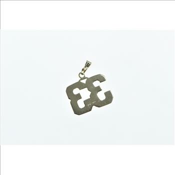 10K Number 33 Jersey Number Lucky Yellow Gold Charm/Pendant
