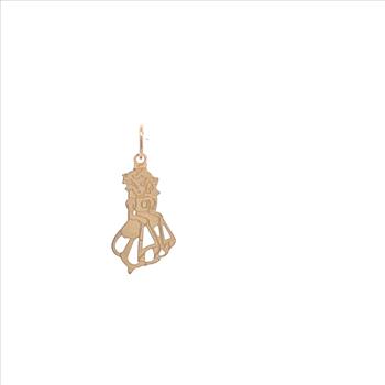 10K Princess Peach Nintendo Mario Bros Yellow Gold Charm/Pendant
