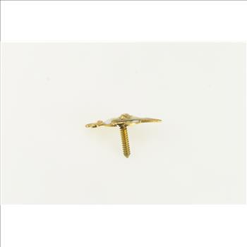 10K Shriners Scimitar Crescent Moon Lapel Yellow Gold Pin/Brooch
