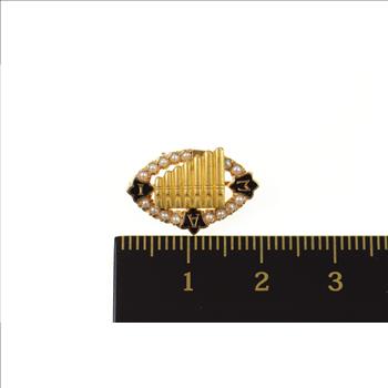 10K Sigma Alpha Iota International Music Fraternity Yellow Gold Pin/Brooch