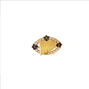 10K Sigma Alpha Iota International Music Fraternity Yellow Gold Pin/Brooch