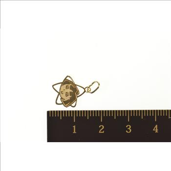 10K Star Dora the Explorer Cartoon Character Yellow Gold Charm/Pendant