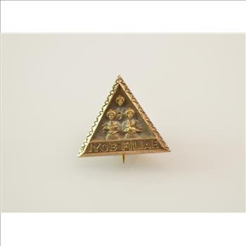 1.2g Gold Filled Job's Daughters 