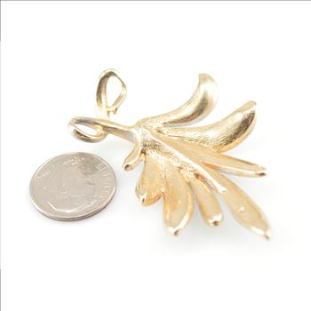 14.5g White Inlay Fern Pendant