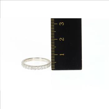 14K 0.75 Ctw Diamond Neil Lane Wedding Band White Gold Ring, Size 5.5