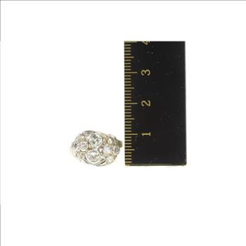 14K 0.80 Ctw Art Deco OEC Diamond Engagement Yellow Gold Ring, Size 5