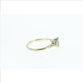 14K 0.92 Ctw Diamond Marquise Engagement Yellow Gold Ring, Size 8.5