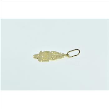 14K #1 Number One Friend Friendship BFF Yellow Gold Charm/Pendant