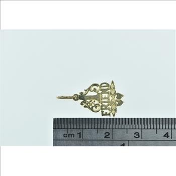 14K #1 Number One Friend Friendship BFF Yellow Gold Charm/Pendant