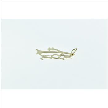 14K #1 Number One Mom Best Mothers Day Yellow Gold Charm/Pendant