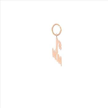 14K #1 Number One Mom Mother's Day Yellow Gold Charm/Pendant