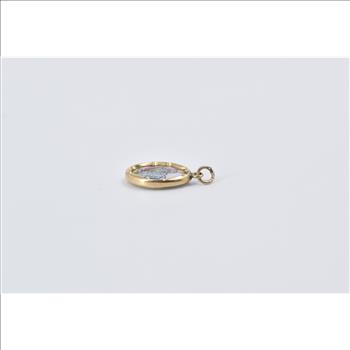 14K 10 Commandments Old Testament Hebrew Yellow Gold Charm/Pendant