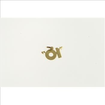 14K 10 Number Ten Good Luck Perfect Score Yellow Gold Charm/Pendant