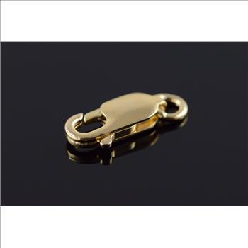 14K 13.75x5.25mm Lobster Claw Clasp Replacement Yellow Gold
