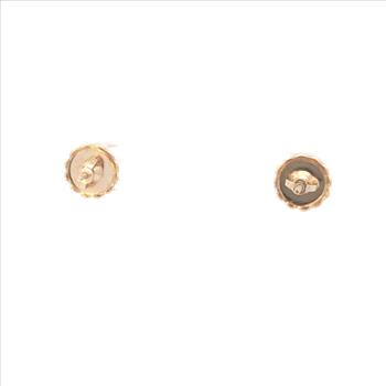 14K 1.70 Ctw Diamond Solitaire Screw Back Stud Yellow Gold Earrings