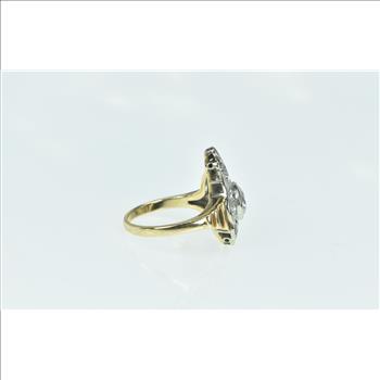 14K 1.83 Ctw OEC Victorian Diamond Engagement Yellow Gold Ring, Size 6