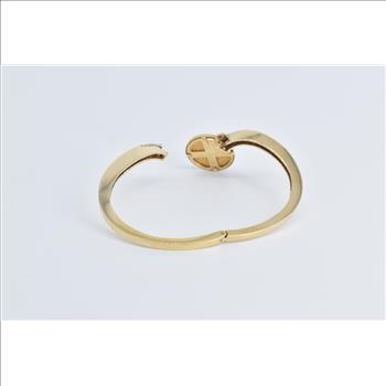 14K 1914 Indian Head $2.50 Gold Coin Diamond Yellow Gold Bracelet 6.25