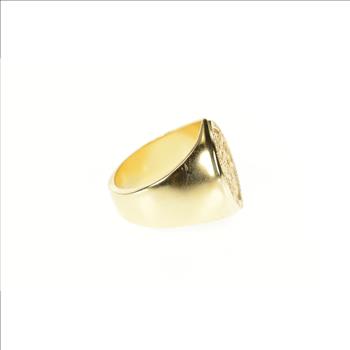 14K 1964 Johns Hopkins University Men's Class Yellow Gold Ring, Size 9.5
