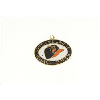 14K 1969 Baltimore Orioles World Series Yellow Gold Charm/Pendant