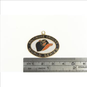 14K 1969 Baltimore Orioles World Series Yellow Gold Charm/Pendant