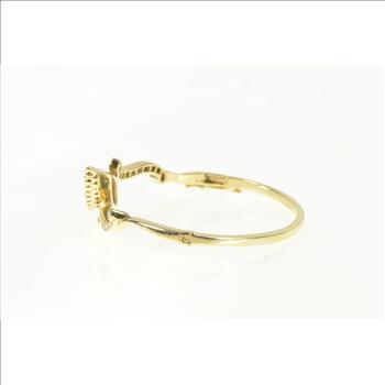 14K 2.00 Ctw Navette Emerald Diamond Bangle Yellow Gold Bracelet 6.5