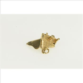 14K 3D Articulated Concert Grand Piano Instrument Yellow Gold Charm/Pendant