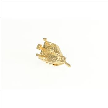 14K 3D Articulated Grand Piano Musical Instrument Yellow Gold Charm/Pendant