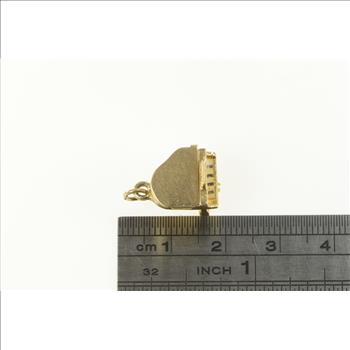 14K 3D Articulated Grand Piano Musical Instrument Yellow Gold Charm/Pendant