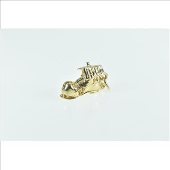 14K 3D Articulated Nursery Rhyme Old Lady Shoe Yellow Gold Charm/Pendant