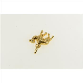 14K 3D Camel Desert Animal Endurance Symbol Yellow Gold Charm/Pendant