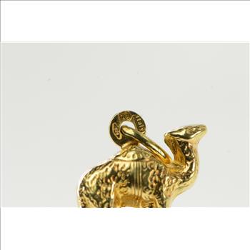 14K 3D Camel Desert Animal Endurance Symbol Yellow Gold Charm/Pendant