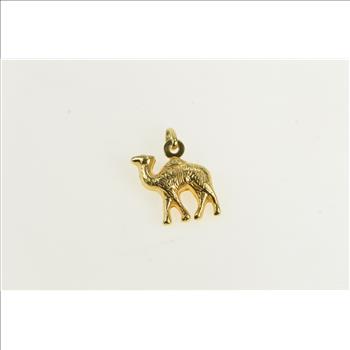 14K 3D Camel Desert Animal Endurance Symbol Yellow Gold Charm/Pendant