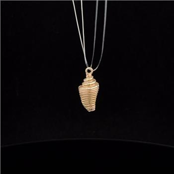 14K 3D Conch Shell Beach Ocean Motif Yellow Gold Charm/Pendant ...