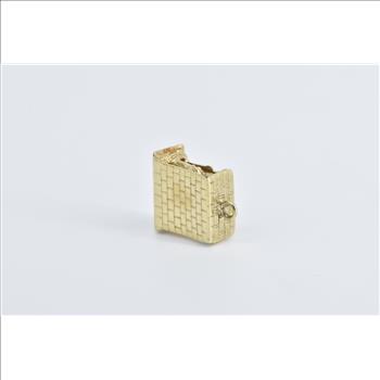 14K 3D Egyptian Temple Queen Hatshepsut Travel Yellow Gold Charm/Pendant