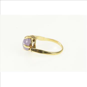 14K 4.10 Ctw Star Sapphire Diamond Retro Yellow Gold Ring, Size 8