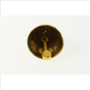 14K Articulated 3D Wedding Bell Marriage Yellow Gold Charm/Pendant